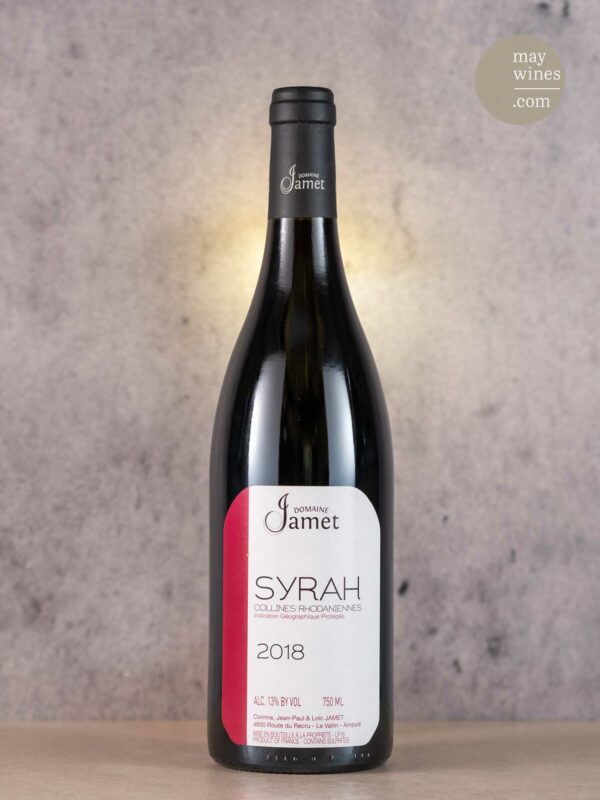 May Wines – Rotwein – 2018 Collines Rhodaniennes IGP Syrah - Domaine Jamet