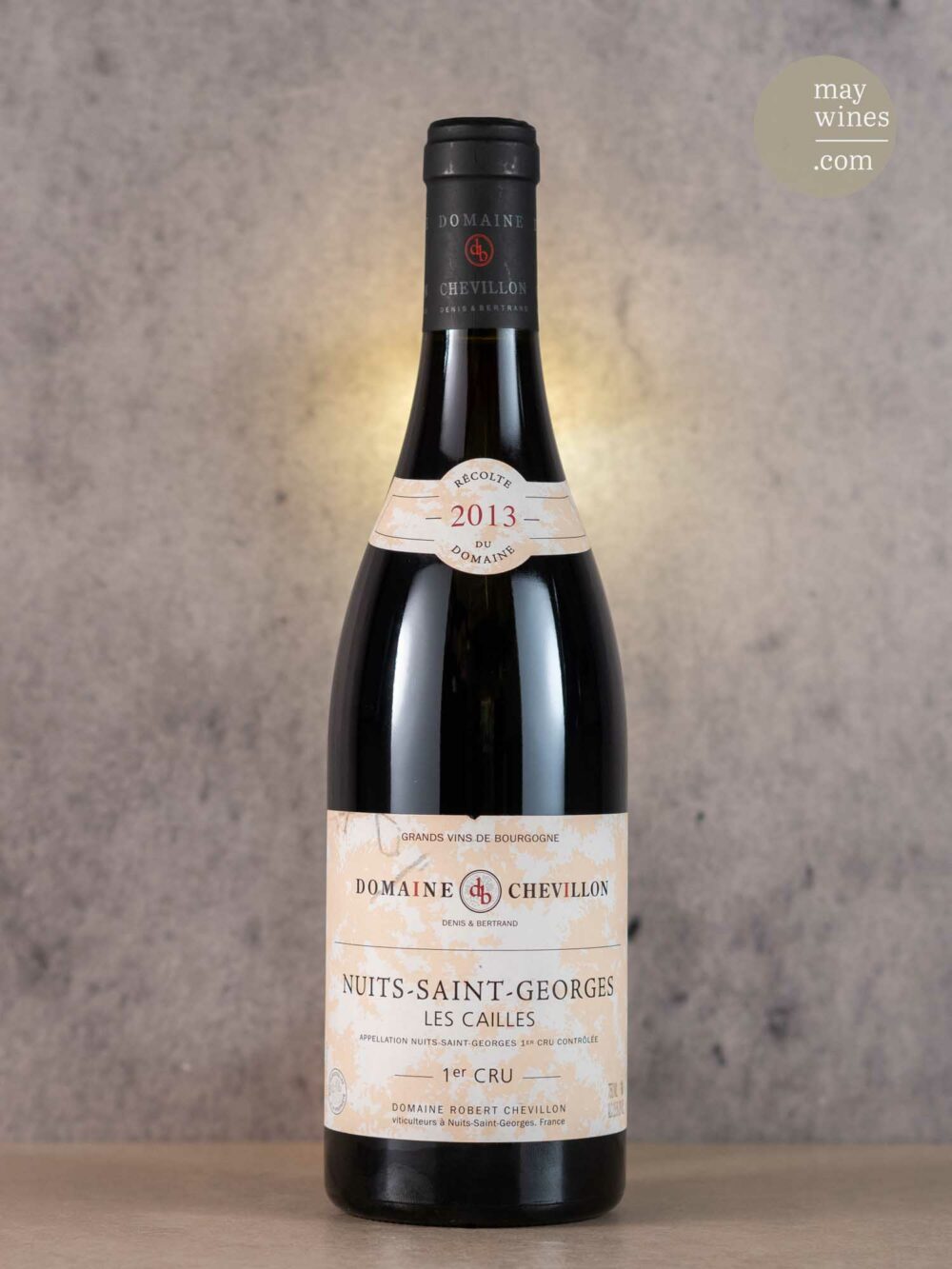 May Wines – Rotwein – 2013 Nuits-Saint-Georges Les Cailles Premier Cru - Domaine Robert Chevillon