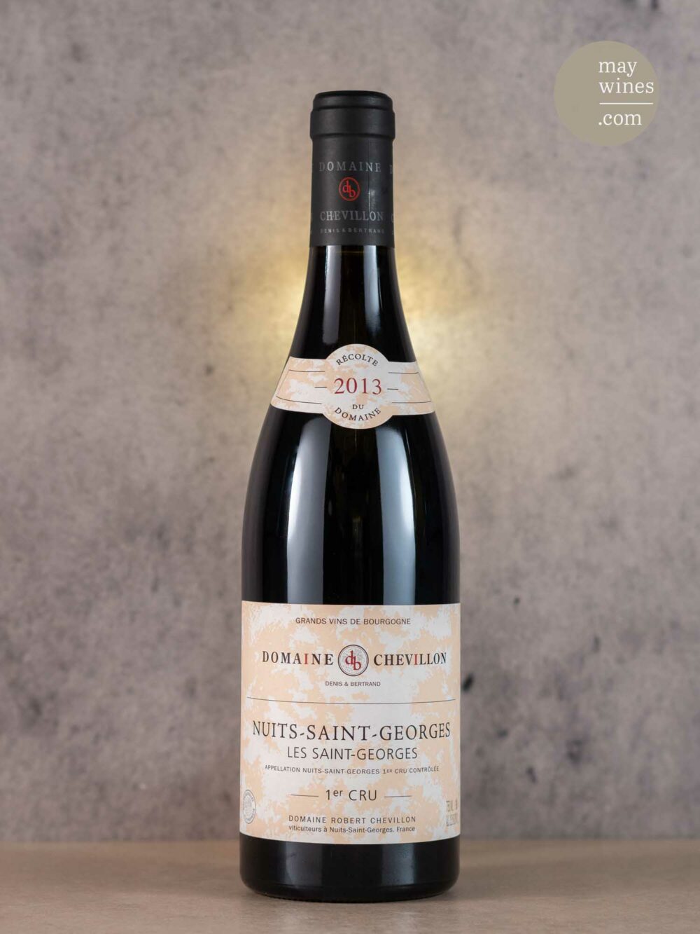 May Wines – Rotwein – 2013 Nuits-Saint-Georges Les Saint-Georges Premier Cru - Domaine Robert Chevillon