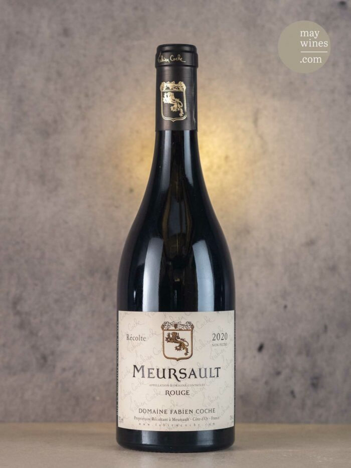 May Wines – Rotwein – 2020 Meursault Rouge AC - Domaine Fabien Coche