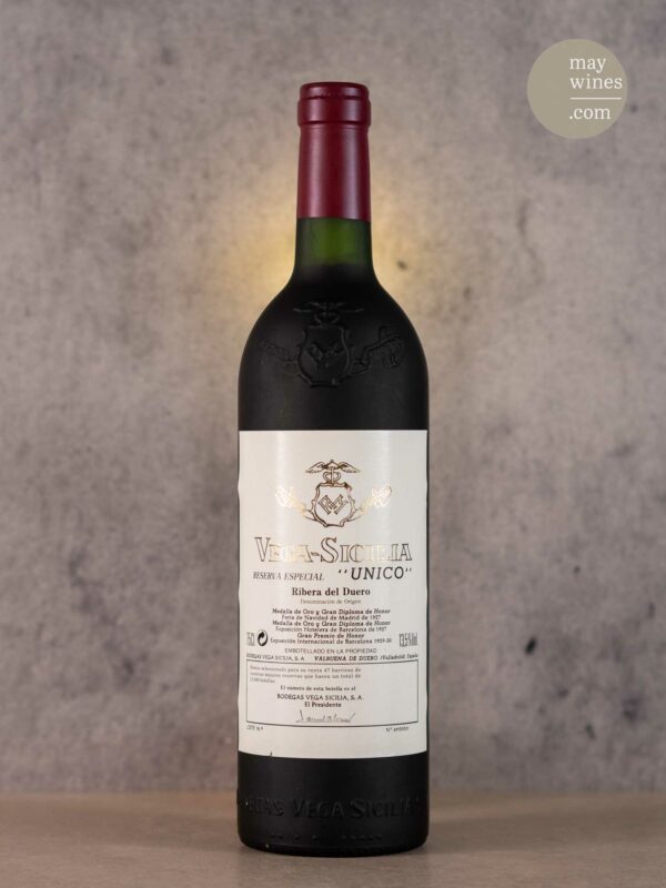 May Wines – Rotwein – Unico Reserva Especial  - Vega Sicilia