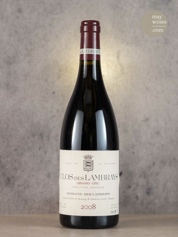May Wines – Rotwein – 2008 Clos des Lambrays Grand Cru - Domaine des Lambrays