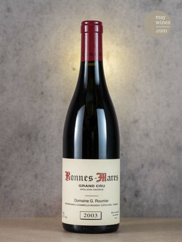 May Wines – Rotwein – 2003 Bonnes Mares Grand Cru  - Domaine G. Roumier