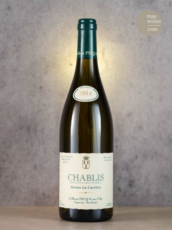 May Wines – Weißwein – 2018 Chablis Dessus La Carrière AC - Gilbert Picq