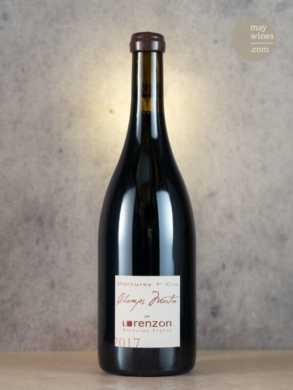 May Wines – Rotwein – 2017 Mercurey Champs Martin rouge Premier Cru - Domaine Bruno Lorenzon