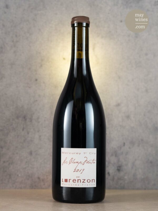 May Wines – Rotwein – 2019 Mercurey Champs Martin rouge Premier Cru - Domaine Bruno Lorenzon