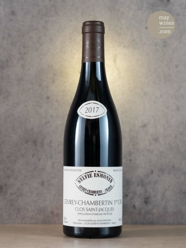 May Wines – Rotwein – 2017 Gevrey-Chambertin Clos St. Jacques Premier Cru - Domaine Sylvie Esmonin