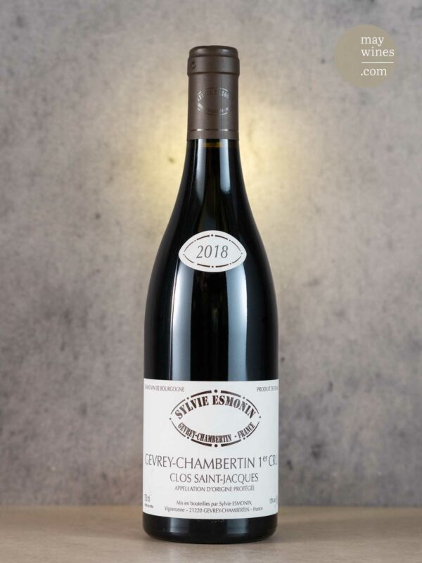 May Wines – Rotwein – 2018 Gevrey-Chambertin Clos St. Jacques Premier Cru - Domaine Sylvie Esmonin