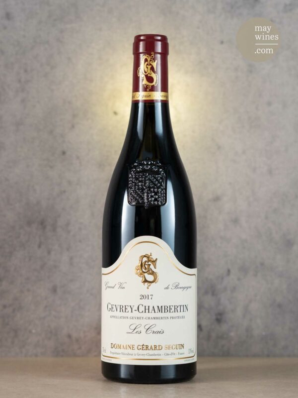 May Wines – Rotwein – 2017 Gevrey-Chambertin Les Crais AC - Domaine Gérard Seguin